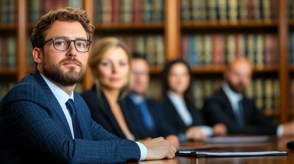 immigration lawyers sitting in a conference room