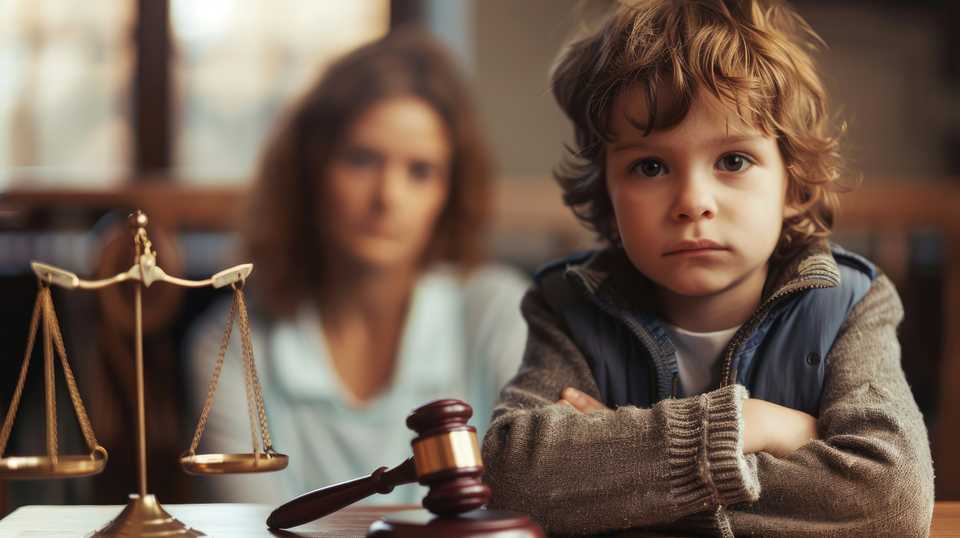 mother seeking child support in a divorce proceeding