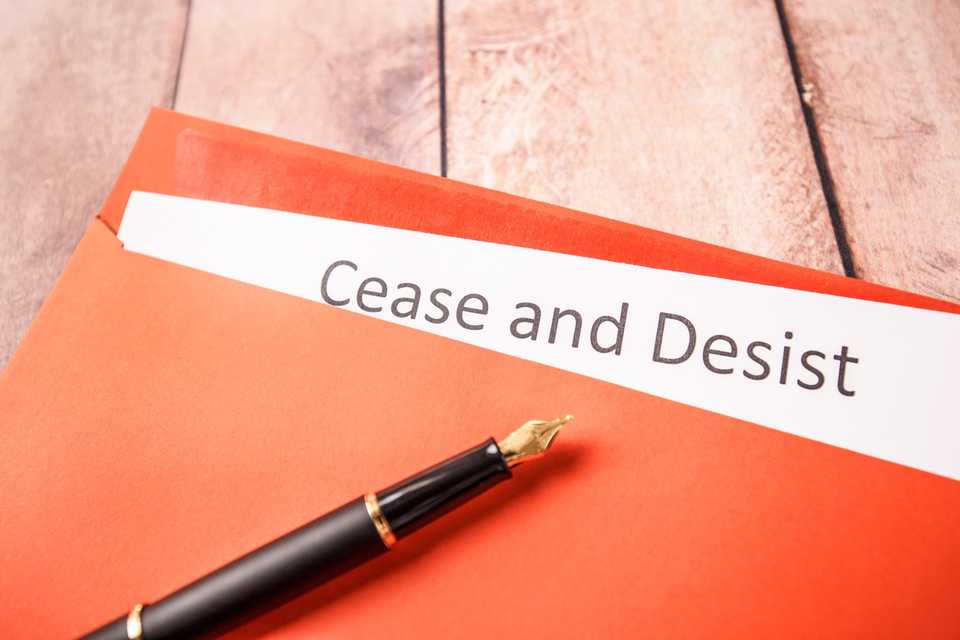 cease desist letter ontario definition