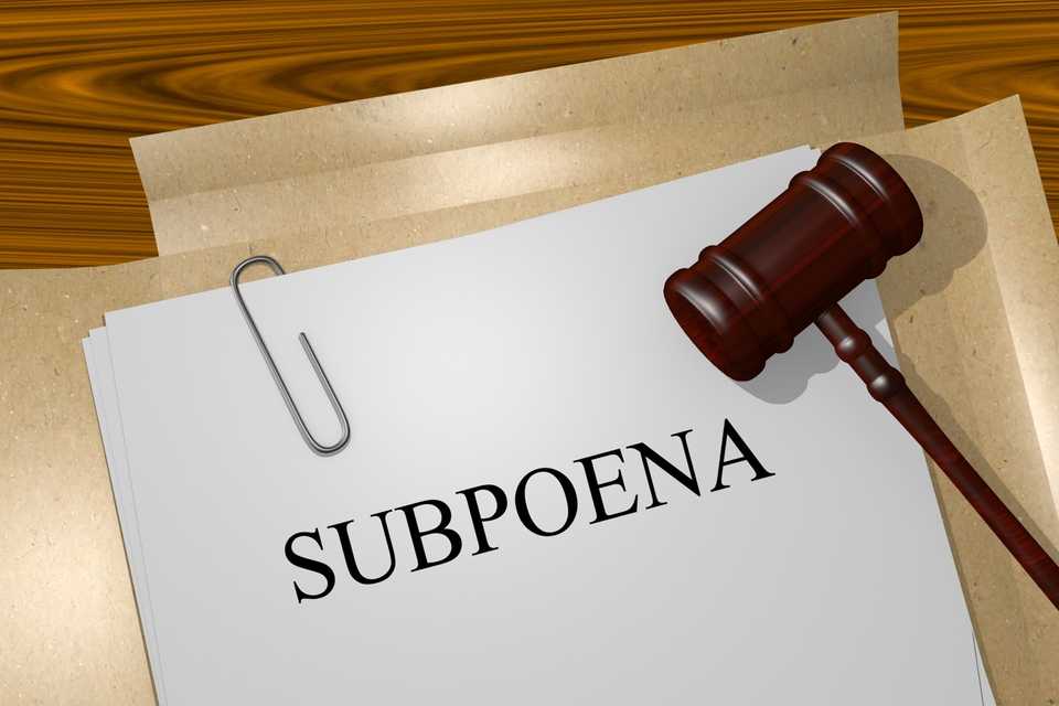 subpoena law definition