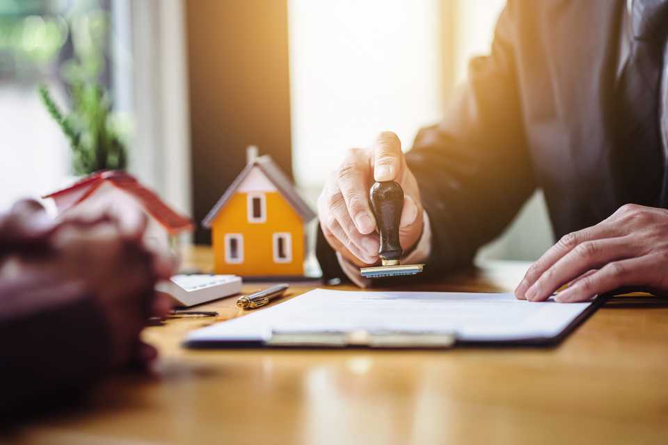 stamping approval of real estate purchase transaction