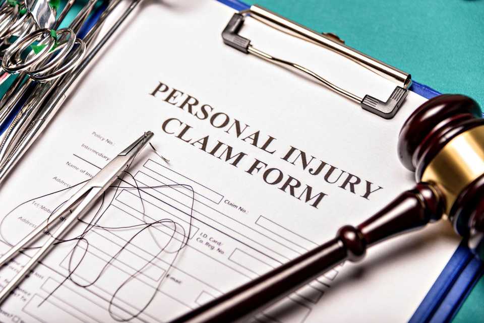 Malpractice personal injury claim form